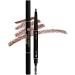 Beauty Eyebrow Pencil Universal Automatic Brow Pencil with Spoolie Brush Perfect Eyebrow Makeup Shaper and Filler Gift Deep Brown Grey - Buy Online on GoSupps.com