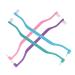 Collbath 4 pieces double -headed toothbrush daily toothbrushes manual conical toothbrushes Interspace brush handwear household conical toothbrushes interspace supplies toothbrush