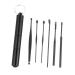 FOYTOKI 6Pcs Ear Wax Removal Kit Safety Tools for Adults Portable Ear with Various Shapes for Comfortable Ear Wax Cleaning