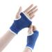 Exceart Sport Gloves Thumb Support Strap Knitting Fitness Exercise Workout Weight Lifting Gloves for Gym Training
