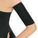 1 Pair Upper Arm Shaper Wrap Arm Slimming Shaper Wrap Strong Adhesion Pre Workout for Women (Black)