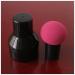 Makeup Sponge Non-latex Makeup Sponge Mushroom Head Powder Liquid Foundation Puff Dry & Wet Multi- function Cosmetic Tool Tamp Storage Box Makeup Sponge Holder(Wine and cap)