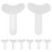 Beaupretty 5 Pairs Lower Lash Stamp Waterproof Sweatproof Silicone Eyelash Stamps Bottom Lashes Stamps Eye Makeup Tool