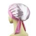 Girls' Satin Sleep Bonnet with Tie Band - Curly Hair Night Cap for Kids - Buy Online on GoSupps.com