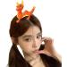 TQUXNGA Chinese Seraphim Headband for Women Girls Cute Dragon Chinese Zodiac Headwear Plush Dragon for New Year Party Red - Buy Online on GoSupps.com