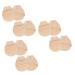 6 Pairs Forefoot Pad Half Socks Half Liner Socks Toe Topper Seamless Invisible Socks Invisible Forefoot Cushion