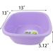 Anbers 12-Quart Dish Pan/Wash Basin  13" x 13" x 5.12"  Set of 4 - Buy Online on GoSupps.com
