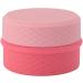 Travel Silicone Makeup Containers Silicone Cream Jars with Spoon 3 in 1 Trinkets Outdoor Pills for Women (Pink) - Buy Online on GoSupps.com