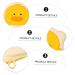 Healeved 4pcs Cartoon Bath Wipes Set - Soft Reusable Bathing Gloves Cleaning Mittens & Loofah for Kids | Body Puppet Back Washer - 15x13cm - Buy Online on GoSupps.com