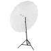 Neewer 72"/185cm White Diffusion Parabolic Umbrella 16 Fiberglass Rib 7mm Shaft, includes Portable Carrying Bag 72" White Translucent