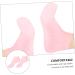 GALPADA 1 Pair Sock Moisturizing Oil Essential Skin Protect Soles Reusable Hard Silicone Gel Exfoliating Tableware Sucker Women s Foot Proof Moisture Spa Pink High Heel Sebs Women's Pink 35X7X1cm - Buy Online on GoSupps.com