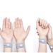 Acupressure Bracelets for Adults & Kids - 4 Pairs Anti-Evil Bands for Pregnancy & Travel Sickness - Buy Online on GoSupps.com