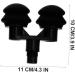 Beavorty 6-Sentence 9TLG Massage Head - Ultimate Fascia & Pain Relief Attachment for Athletes | Black Hot Massage Adapter for Body Therapy - Buy Online on GoSupps.com