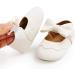 Baby Girls Mary Jane First Walking Shoes | PU Leather Anti-Slip Princess Shoes | Infant Baby Shoes 6-12 Months | E White - Buy Online on GoSupps.com