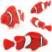 Iwobi 4-Piece Simulation Tropical Fish Set | Battery-Operated Plastic Mini Fish Toys for Cats Aquariums & Kids' Bathing Fun - Buy Online on GoSupps.com