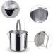 AITREASURE Stainless Steel Camping Tea Kettle 1.2L - Portable Coffee Pot for Hiking, Picnic, and Camping - Buy Online on GoSupps.com