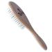 T is for Tame - Ultra Soft Premium Wooden Hair Brush  Natural Bristles for Delicate Baby scalps  Prevents Cradle Cap  Real Beech Wood Handle Will Last Through Toddler Years  Developed by a Twin Mom