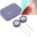 Contact Lens Case - Portable Silicone Storage with Suction Cup | Light Purple Contact Lens Holder - Buy Online on GoSupps.com