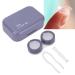 Pongnas Portable Travel Contact Lens Case - Light Purple Plastic Container for Safe Storage - Buy Online on GoSupps.com