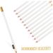 Hemoton 12pcs Eyebrow Pencil Sharpener Brow Pencil for Makeup Wood Brow Pencil Eyeliner Pencil Wooden White - Buy Online on GoSupps.com