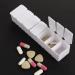 Buy White Portable 7-Days Braille Pill Box | Travel-Friendly Medicine Organizer for Vitamins & Supplements - Buy Online on GoSupps.com