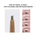 Music Flower Teardrop Tip Eyebrow Pencil - Soft Grey, Long Lasting Dual Ended Brow Pen - Buy Online on GoSupps.com