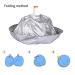 Buy Hair Cape Wrap for Salon & Barber | Silver Hairdressing Umbrella Cape - International Shipping Available - Buy Online on GoSupps.com