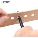 OWDEN Professional 2Pcs Leather Edge Burnisher Set | Craft Tool for Polished Edge Slicking & Grinding | Ebony Wood Handle | Round Head Leather Working Tool - Buy Online on GoSupps.com