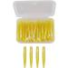 Braces Cleaner - 60 Interdental Brushes for Orthodontic Care | Slim Design with PP Handle - Yellow - Buy Online on GoSupps.com