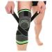 Shefave Knee Brace for Arthritis ACL and Meniscus Tear Adjustable Knee Sleeves for Sports Workout Weight Lifting Knee Support for Men and Women -Single (M)