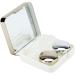 Buy Cute Gold Contact Lens Container Kit Set | Reflective Cover Travel Case | International Shipping Available - Buy Online on GoSupps.com
