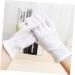 GLEAVI Hair Dye Gloves 24 Pairs Dry Hands Gloves Hand Moisturizer Gloves Dustproof Gloves Warm Gloves Cosmetic Moisturizing Gloves Work Jersey White Labor Protection Cotton - Buy Online on GoSupps.com