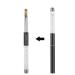 MUOBOFU 2pcs Ombre Nail Brushes Kolinsky Bristles Rhinestone Handle - Professional Gradient Manicure Tools for DIY Home Salon, Acrylic Painting & Halloween Designs - Black & White - Buy Online on GoSupps.com
