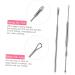 3pcs Stainless Steel Ear Cuffs Ear Cleaner Set with Ear Wax Remover - Silver - Buy Online on GoSupps.com