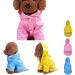 Outdoor Puppy Pet Rain Coat with Hood Waterproof Jackets PU Reflective Raincoat for Dogs Cats Apparel Clothes XL Pink - Buy Online on GoSupps.com