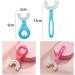 Ergonomic U Shape Toothbrush for Kids - Silicone Safe & Washable - Cute Design - Buy Online on GoSupps.com