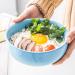 Salad Bowl Ceramic Bowl Cutlery Soup Bowl of Instant Noodles Bowl of Rice 7-inch Green 7 inch green - Buy Online on GoSupps.com