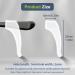 Vzuhsw 20 Pairs Silicone Glasses Ear Pads - Anti-Slip Comfortable Bracket Sleeves for Sunglasses & Reading Glasses (White) - Buy Online on GoSupps.com