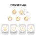 Yean Star Hair Clips Gold Hair Pins 5 Packs - Stylish Headpieces for Women and Girls - Buy Online on GoSupps.com