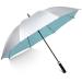 G4Free 62 Inch Windproof UV Protection Golf Umbrella Extra Large Silver Coated Automatic Open Stick Umbrella Silver/Lake Blue 62 inch