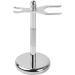 Nivofu Metal Razor & Brush Stand - Portable Shaving Brush Holder for Men | Perfect Gift for Fathers & Friends - Silver - Buy Online on GoSupps.com