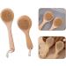 Beaupretty Wooden Bath Brushes 2Pcs - Body Wash Scrubber & Massager Tool - Buy Online on GoSupps.com