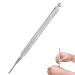 Acupressure pen meridian acupressure stick ball acupuncture needle acupuncture pen acupuncture chopstick stainless steel scar pencil massage pen for face reflex zone massage and ear therapy 1 stucco