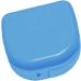 Verdant Touch Sky Blue Denture Case - Portable Dustproof Storage Box for Artificial Teeth | International Shipping Available - Buy Online on GoSupps.com
