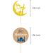 sorkwo 28 Pcs Eid Mubarak Cupcake Toppers Eid Mubarak Decorations for Cupcake Topper Eid Party Decoration Muslim Party Supplies (Eid Al Adha Cupcake Toppers) - Buy Online on GoSupps.com
