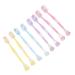 2-in-1 Tongue Scraper Toothbrush Flexible Long Handle Effective Cleaning Healthy Oral Cavity Prevents Vomiting