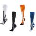 RNTCLAWCT compression stockings for women and men 20-30 mmHg-4 pairs of tights for travel swollen run 2xl/3xL (12in-16in/EU43-47)