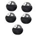 Healeved 5st massage ball made of stainless steel massage ball body massage device Manual massage foot massage device Cold massage roller roller roller massage manual the ball roll scrollrad fitness
