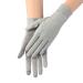 UV protection gloves summer drive gloves comfortable unisex bicycle gloves sun protection wrist gloves anti uv cooling breathable elastic summer gloves for outdoor car driving gray