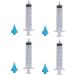 Zwinner Ear Wax Cleaner 4pcs Ear Wax Remover Syringe Ear Flushes Tool Universal 10ML Soft Earwax Removal Syringe Kit for Children Adult Ear Cleaning and Irrigation - Buy Online on GoSupps.com
